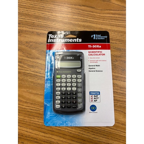 New Texas Instruments TI-30Xa Scientific Calculator School Math Algebra New - Picture 1 of 7